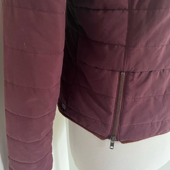 Carve Designs Ventura Puffer jacket w/ faux fur collar zip front pockets size S - Picture 8 of 16